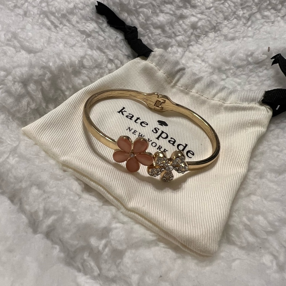 Kate Spade Flower cuff bracelet